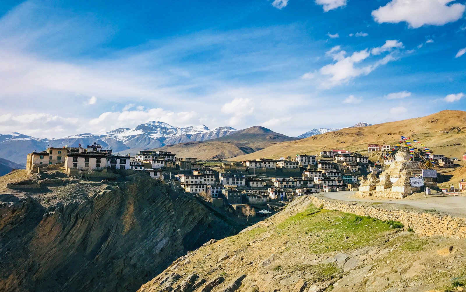 Apple orchards and steep gorges of Kinnaur