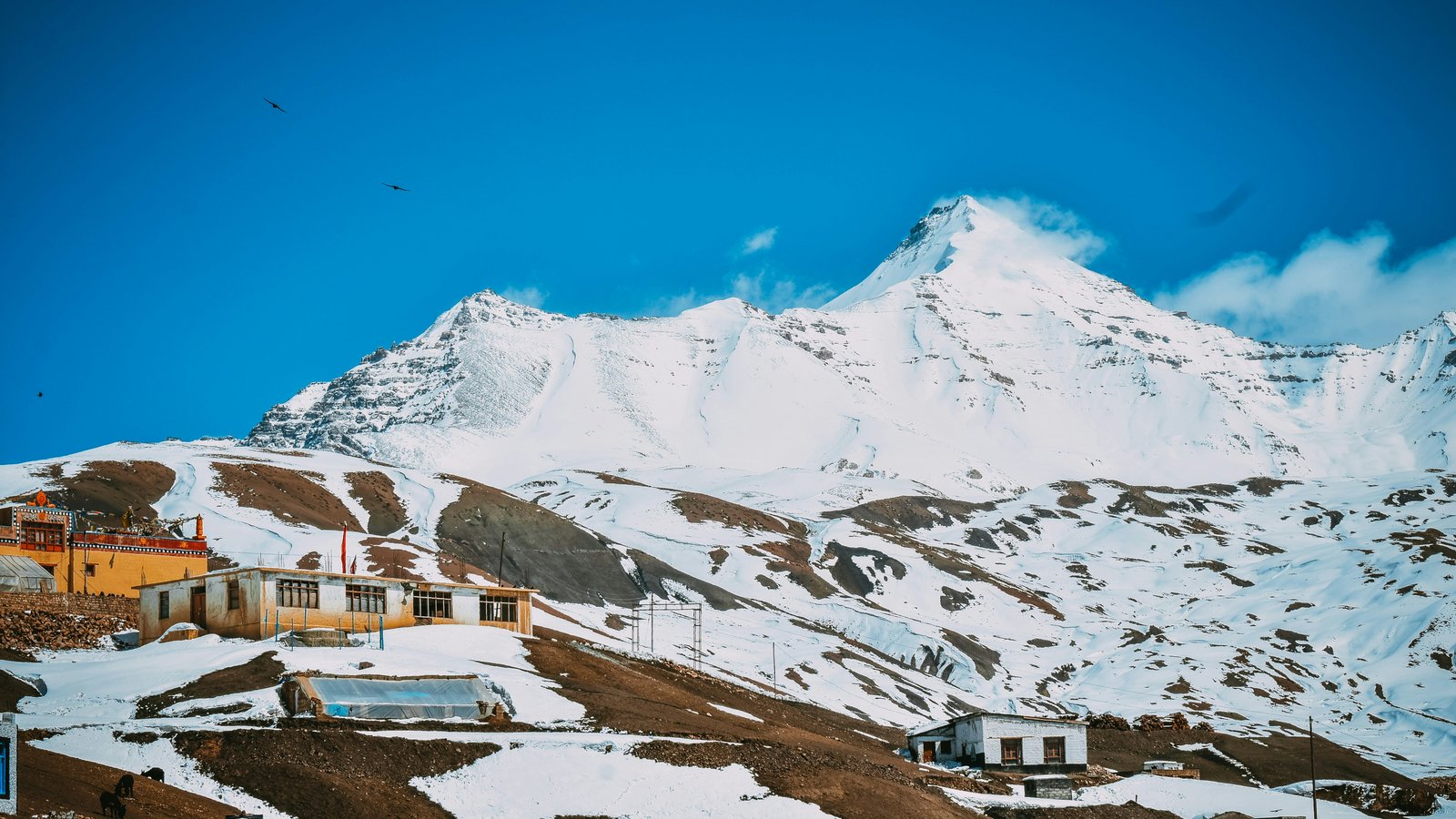 High-altitude cold desert valley of Lahaul-Spiti