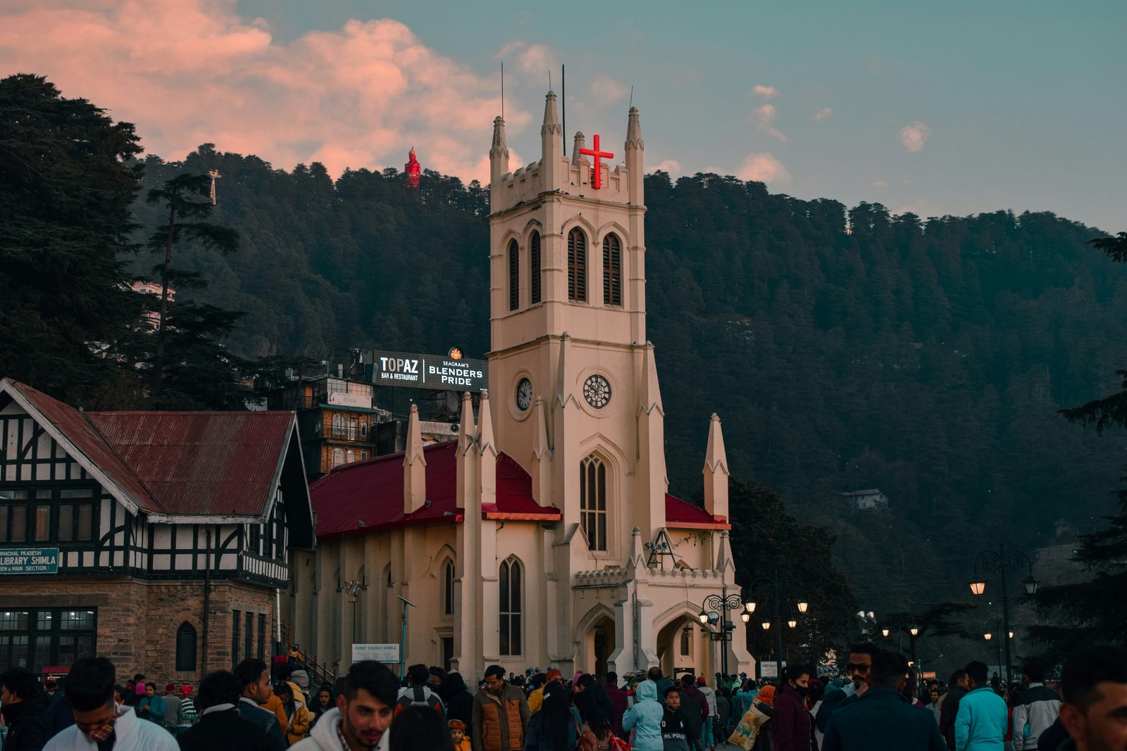 Colonial ridge of Shimla town